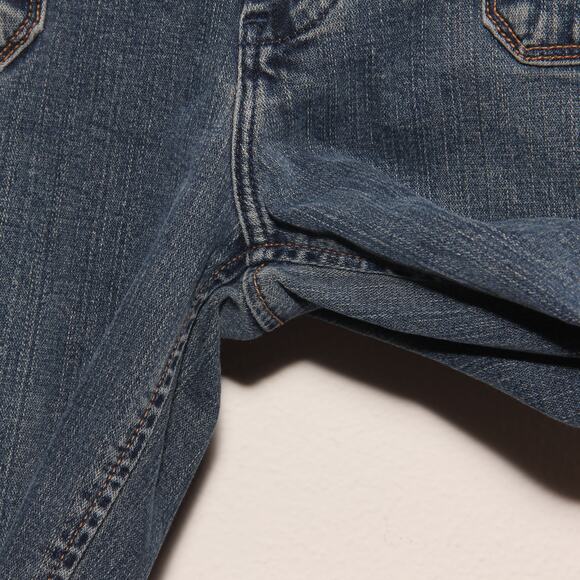 Silver Jeans Joy Button Fly Flare Distressed Jeans Size 31 w/33" Inseam Altered - Picture 7 of 10